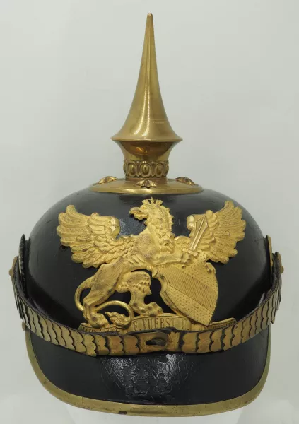Baden Infantry Officer Pickelhaube Visuel 1 principal